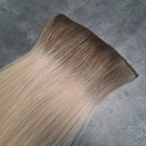 Preview: Clip In Haarteile 45cm glatt Farbe 6A.15 - OUTLET